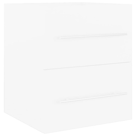 vidaXL Armario para lavabo madera contrachapada blanco 41x38,5x48 cm