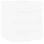 vidaXL Armario para lavabo madera contrachapada blanco 41x38,5x48 cm vidaXL Armario para lavabo madera contrachapada blanco 41x38,5x48 cm