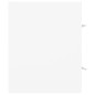 vidaXL Armario para lavabo madera contrachapada blanco 41x38,5x48 cm vidaXL Armario para lavabo madera contrachapada blanco 41x38,5x48 cm