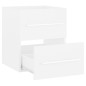 vidaXL Armario para lavabo madera contrachapada blanco 41x38,5x48 cm vidaXL Armario para lavabo madera contrachapada blanco 41x38,5x48 cm