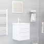 vidaXL Armario para lavabo madera contrachapada blanco 41x38,5x48 cm vidaXL Armario para lavabo madera contrachapada blanco 41x38,5x48 cm