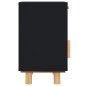 vidaXL Mesitas de noche 2 uds madera maciza pino negro ratán natural vidaXL Mesitas de noche 2 uds madera maciza pino negro ratán natural