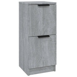 vidaXL Aparador de madera contrachapada gris Sonoma 30x30x70 cm