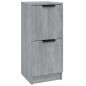 vidaXL Aparador de madera contrachapada gris Sonoma 30x30x70 cm vidaXL Aparador de madera contrachapada gris Sonoma 30x30x70 cm