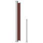 vidaXL Toldo lateral retráctil para patio marrón 180x500 cm vidaXL Toldo lateral retráctil para patio marrón 180x500 cm