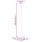 vidaXL Toldo lateral retráctil para patio marrón 180x500 cm vidaXL Toldo lateral retráctil para patio marrón 180x500 cm