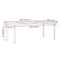 vidaXL Juego de comedor de jardín 9 piezas y cojines marrón vidaXL Juego de comedor de jardín 9 piezas y cojines marrón