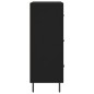 vidaXL Aparador de madera de ingeniería negro 69,5x34x90 cm vidaXL Aparador de madera de ingeniería negro 69,5x34x90 cm