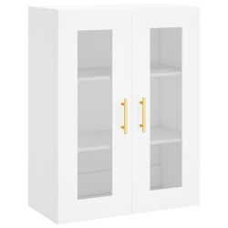 vidaXL Armario de pared blanco 69,5x34x90 cm