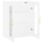 vidaXL Armario de pared blanco 69,5x34x90 cm