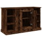 vidaXL Aparador madera contrachapada color roble ahumado 100x35,5x60cm