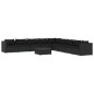 vidaXL Set de muebles de jardín 10 pzas cojines ratán sintético negro vidaXL Set de muebles de jardín 10 pzas cojines ratán sintético negro