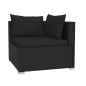 vidaXL Set de muebles de jardín 10 pzas cojines ratán sintético negro vidaXL Set de muebles de jardín 10 pzas cojines ratán sintético negro