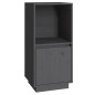 vidaXL Aparador de madera maciza de pino gris 38x35x80 cm vidaXL Aparador de madera maciza de pino gris 38x35x80 cm