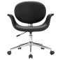 vidaXL Sillas de comedor giratorias 4 unidades cuero sintético negro vidaXL Sillas de comedor giratorias 4 unidades cuero sintético negro