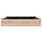vidaXL Jardinera arriate con forro madera maciza abeto 120x60x25 cm vidaXL Jardinera arriate con forro madera maciza abeto 120x60x25 cm