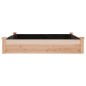 vidaXL Jardinera arriate con forro madera maciza abeto 120x60x25 cm vidaXL Jardinera arriate con forro madera maciza abeto 120x60x25 cm