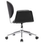 vidaXL Sillas de comedor giratorias 4 unidades cuero sintético negro vidaXL Sillas de comedor giratorias 4 unidades cuero sintético negro