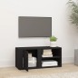 vidaXL Mueble para TV madera contrachapada negro 80x31,5x36 cm vidaXL Mueble para TV madera contrachapada negro 80x31,5x36 cm
