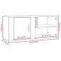 vidaXL Mueble para TV madera contrachapada negro 80x31,5x36 cm vidaXL Mueble para TV madera contrachapada negro 80x31,5x36 cm