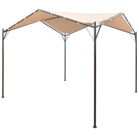 vidaXL Cenador carpa 3x3 m de acero beige
