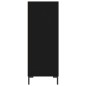 vidaXL Estantería madera de ingeniería negro 69,5x32,5x90 cm vidaXL Estantería madera de ingeniería negro 69,5x32,5x90 cm