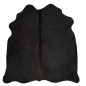 vidaXL Alfombra de piel de vaca auténtica negro 150x170 cm vidaXL Alfombra de piel de vaca auténtica negro 150x170 cm