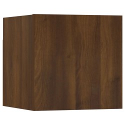 vidaXL Mueble para TV de pared roble marrón 30,5x30x30 cm