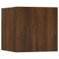 vidaXL Mueble para TV de pared roble marrón 30,5x30x30 cm