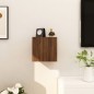 vidaXL Mueble para TV de pared roble marrón 30,5x30x30 cm