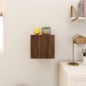 vidaXL Mueble para TV de pared roble marrón 30,5x30x30 cm