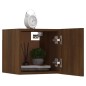 vidaXL Mueble para TV de pared roble marrón 30,5x30x30 cm