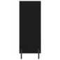 vidaXL Estantería madera de ingeniería negro 69,5x32,5x90 cm