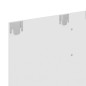 vidaXL Mueble de TV de pared madera contrachapada blanco 102x23,5x90cm