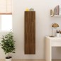 vidaXL Muebles para TV de pared 4 uds roble marrón 30,5x30x30 cm vidaXL Muebles para TV de pared 4 uds roble marrón 30,5x30x30 cm