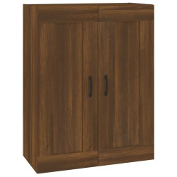 vidaXL Armario colgante de pared marrón roble 69,5x32,5x90 cm