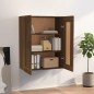 vidaXL Armario colgante de pared marrón roble 69,5x32,5x90 cm vidaXL Armario colgante de pared marrón roble 69,5x32,5x90 cm