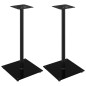 vidaXL Soportes de altavoces 2 uds vidrio templado negro 1 pilar vidaXL Soportes de altavoces 2 uds vidrio templado negro 1 pilar