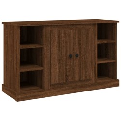 vidaXL Aparador de madera contrachapada roble marrón 100x35,5x60 cm