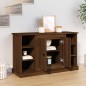 vidaXL Aparador de madera contrachapada roble marrón 100x35,5x60 cm vidaXL Aparador de madera contrachapada roble marrón 100x35,5x60 cm