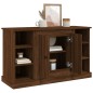 vidaXL Aparador de madera contrachapada roble marrón 100x35,5x60 cm vidaXL Aparador de madera contrachapada roble marrón 100x35,5x60 cm