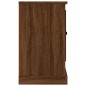 vidaXL Aparador de madera contrachapada roble marrón 100x35,5x60 cm vidaXL Aparador de madera contrachapada roble marrón 100x35,5x60 cm