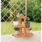 vidaXL Soporte para flores madera maciza de abeto 58x25x51 cm vidaXL Soporte para flores madera maciza de abeto 58x25x51 cm