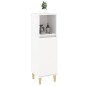 vidaXL Armario de baño madera contrachapada blanco 30x30x100 cm vidaXL Armario de baño madera contrachapada blanco 30x30x100 cm