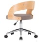 vidaXL Sillas comedor giratorias 6 uds madera curvada tela gris taupe vidaXL Sillas comedor giratorias 6 uds madera curvada tela gris taupe