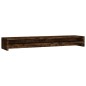 vidaXL Soporte monitor madera contrachapada roble ahumado 100x24x13 cm vidaXL Soporte monitor madera contrachapada roble ahumado 100x24x13 cm