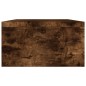 vidaXL Soporte monitor madera contrachapada roble ahumado 100x24x13 cm vidaXL Soporte monitor madera contrachapada roble ahumado 100x24x13 cm