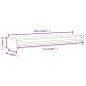 vidaXL Soporte monitor madera contrachapada roble ahumado 100x24x13 cm vidaXL Soporte monitor madera contrachapada roble ahumado 100x24x13 cm