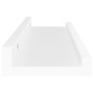 vidaXL Estantes de pared 4 unidades blanco 40x9x3 cm vidaXL Estantes de pared 4 unidades blanco 40x9x3 cm