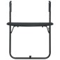 vidaXL Mesa balcón colgante plástico aspecto ratán negro 60x64x83,5 cm vidaXL Mesa balcón colgante plástico aspecto ratán negro 60x64x83,5 cm